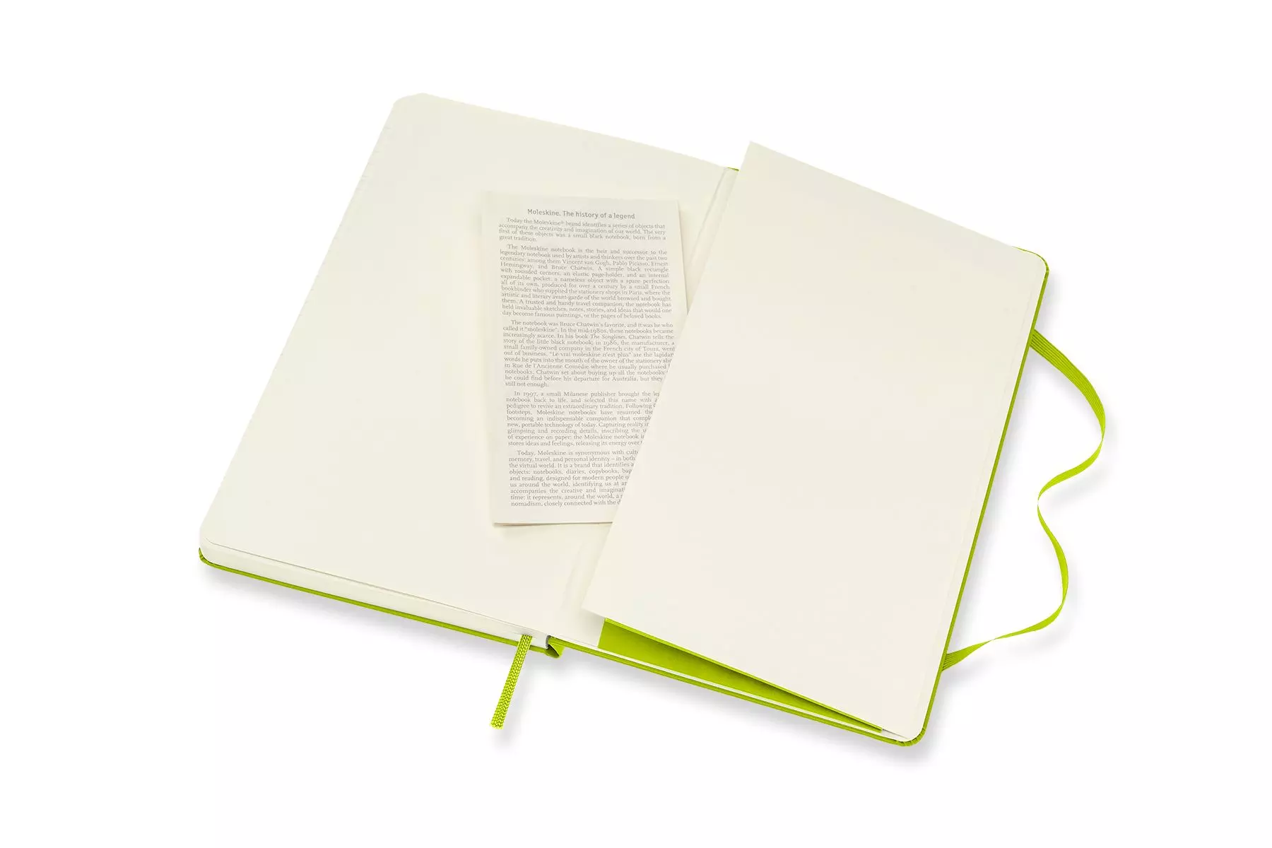 Een Moleskine Ruled Hard Cover Notebook Large Lemon Green koop je bij Moleskine.nl